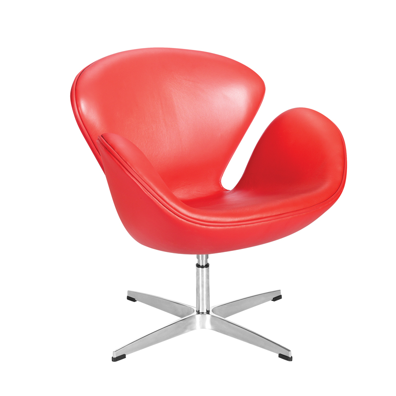 皮质 咖啡椅 创意椅子设计 椅现代椅SWAN CHAIR 天鹅椅 Arne Jacobsen