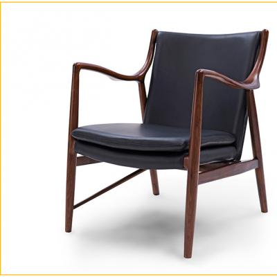 Chair45 Finn Juhl 扶手椅 设计师椅 真皮 实木椅 45号椅