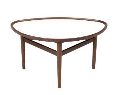 Finn Juhl 眼睛茶几 丹麦设计师芬·居尔艺术中式家具实木复古