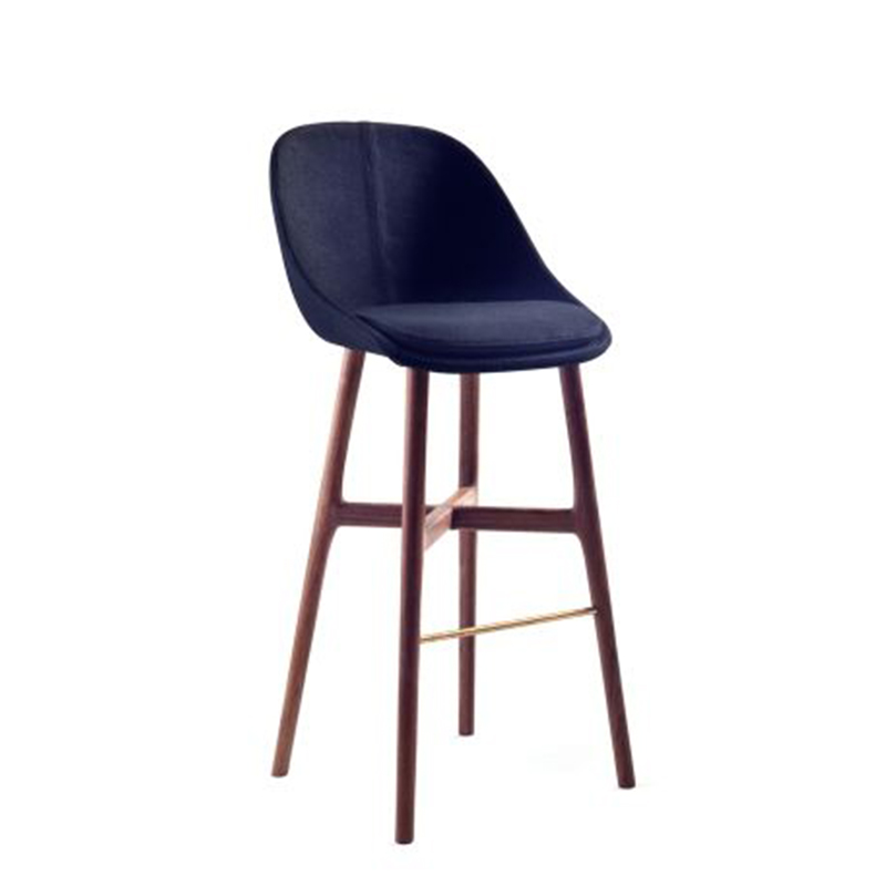 bar stool 实木酒吧椅 吧凳  会所酒店吧椅咖啡店高脚椅 美国设计上海设计华人设计