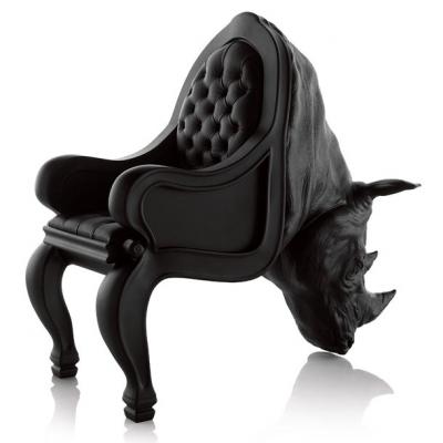 犀牛椅Maximo Riera Rhino Chair 动物座椅 霸气牛头椅 犀牛雕塑