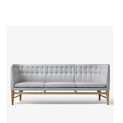 拉扣实木布艺沙发Mayor sofa简约北欧现代经典设计师办公商务沙发可定制