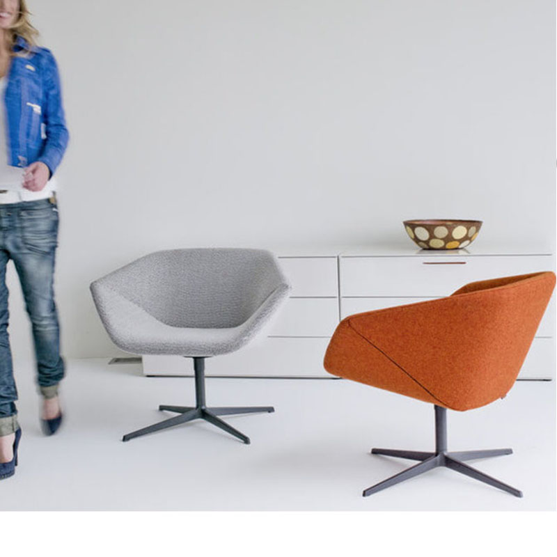 艾拉简易椅Ella Easy Chair 创意休闲椅异型休闲椅会客椅颜色可定制