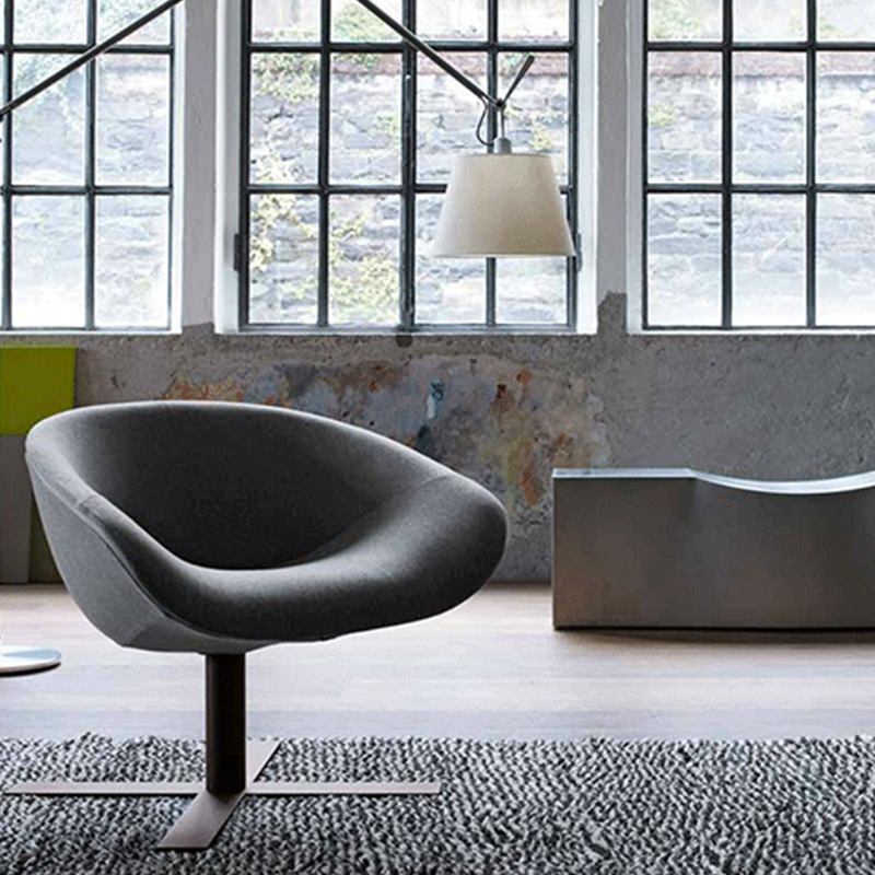 玻璃钢真皮马特椅Mart Chair ANSUNER经典设计师家具创意户外休闲椅