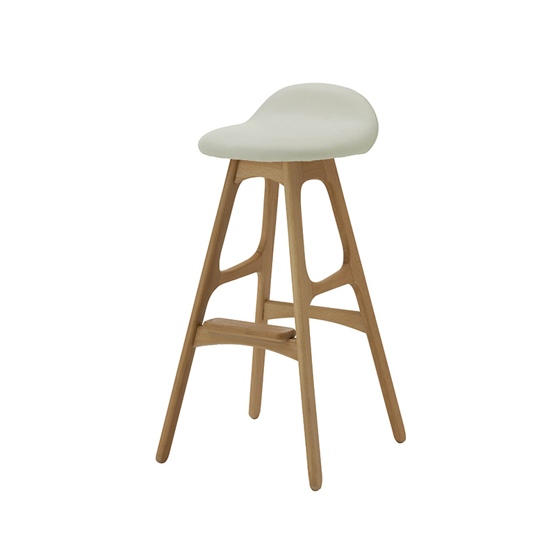 Erik Buch实木 中式BarStool创意时尚高吧椅酒店吧椅KTV吧椅咖啡厅吧凳 设计吧椅