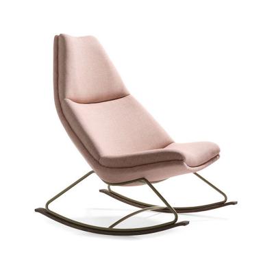 布艺摇椅Geoffrey Harcourt 北欧风格家具躺椅 设计PU真皮可定制