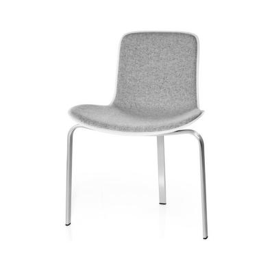 软垫椅子Poul Kjaerholm 餐椅 设计三支脚椅五金布艺仿皮真皮定制