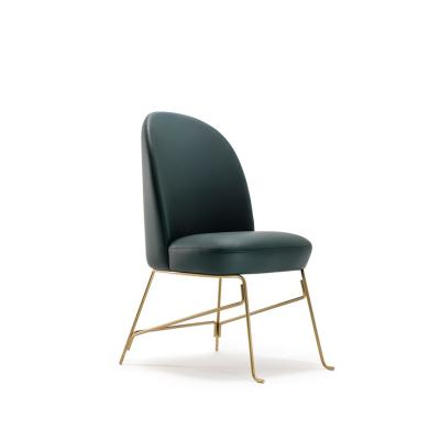 金色西餐厅椅Beetley Chair Metal Legs创意时尚休闲酒店样板房椅
