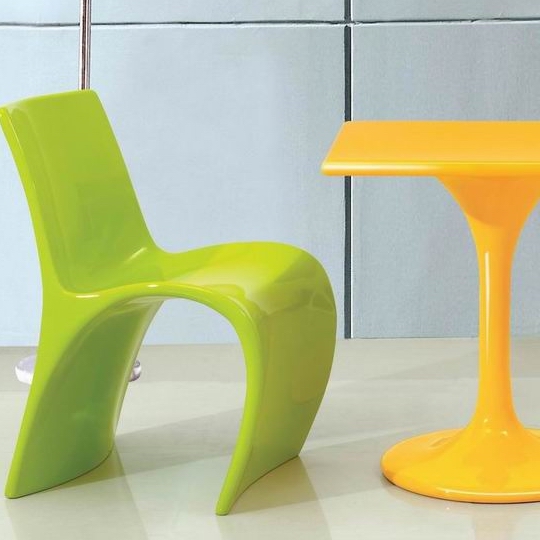 简约个性字母H型桌椅 玻璃钢拱桥椅 创意休闲椅 酒店 家用餐椅
