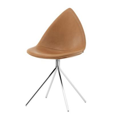 电镀 面料颜色高品质皮质 餐椅北欧风情电脑树叶椅尖嘴尖角椅设计师椅