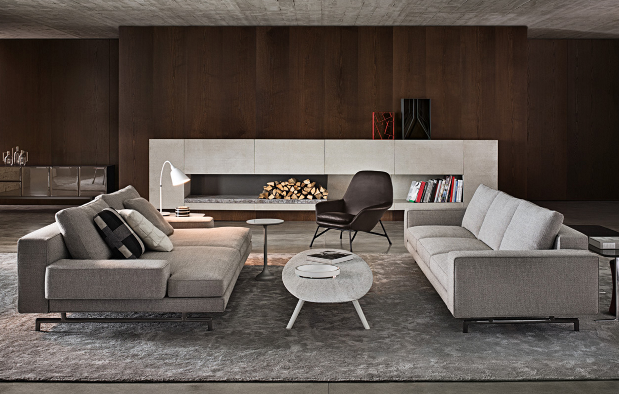 奢侈品 简约 minotti sherman 沙发 面料规格颜色可定制 高端家具