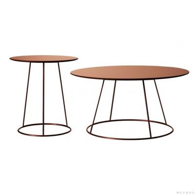 铜色茶几Breeze tables by Monica Förster for Swedese Förster可定制