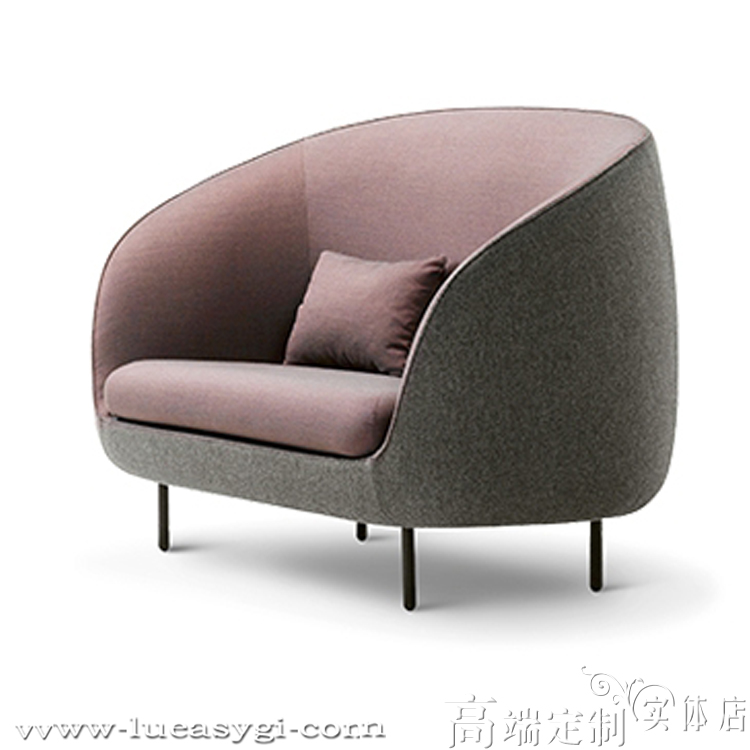 北欧欧美家具高端个性定制GamFratesi北欧布艺Haiku sofa 单人位沙发椅