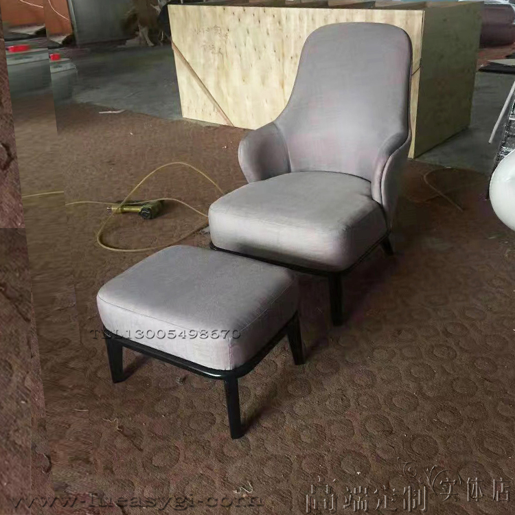 莱斯利休闲椅LESLIE armchair tapizado Minotti米洛提Leslie armchair set高背版