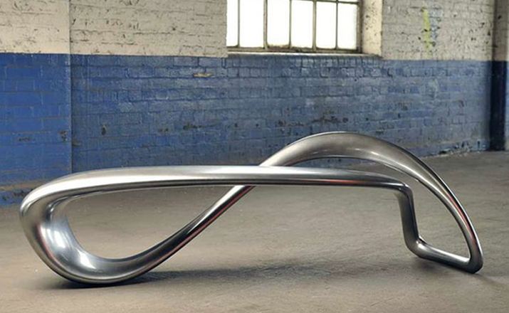 创意设计师家具回旋凳 玻璃钢蜻蜓休闲长凳 艺术品玻璃钢长椅休息椅观赏