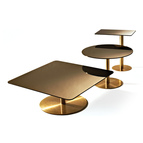 餐桌 英国闪耀系列 黄铜 圆形茶几  圆桌Gubi 2.0_Dining Table圆形餐桌丹麦设计师 家居豪宅 规格颜色可定制 高端家具
