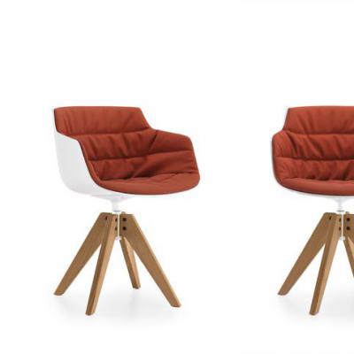 北欧设计师休闲椅 可旋转 木脚软包 建筑室内设计 个性设计家具设计网 杯子咖啡椅