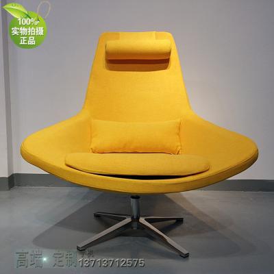 西皮布艺北欧设计师家具 Armchair鸟椅布艺 休闲椅旋转沙发椅鸟语花香酒店