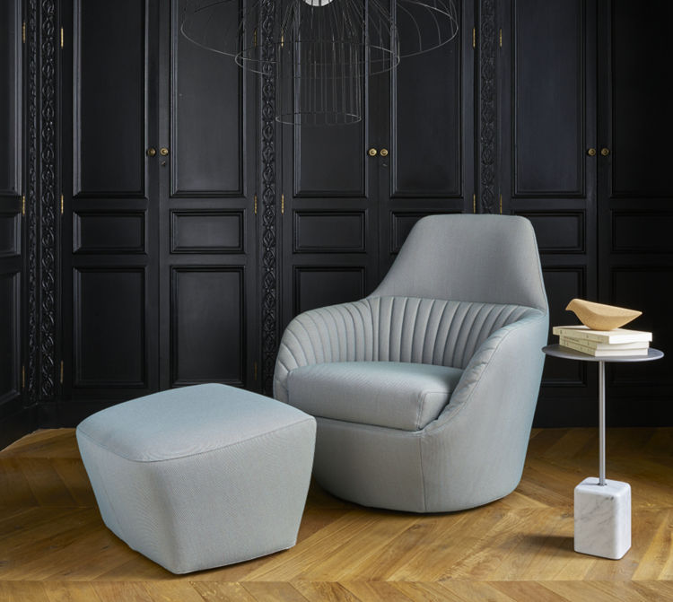法国写意空间Ligne Roset Sofa设计师商务会所样板房接待新款布艺沙发LIGNE ROSET