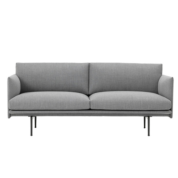 丹麦设计师网红双人沙发 三人位简约现代办公室沙发 接待会客沙发商务休闲沙发