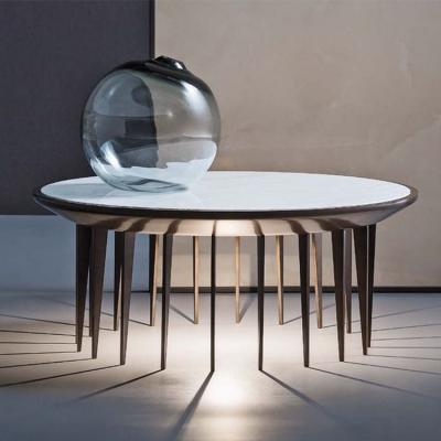 蜈蚣脚多脚茶几五金不锈钢大理石茶几 KARA  Coffee table Marble coffee table