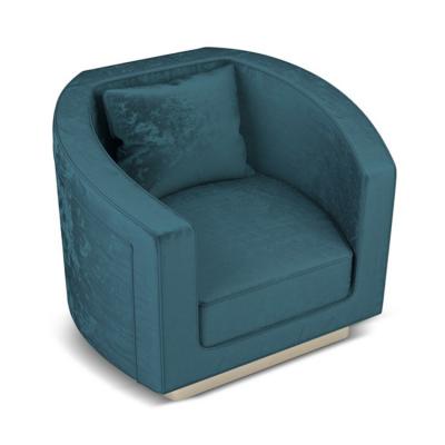 现代扶手椅 黛比·雷诺兹 魅力家具 Ottiu DEBBIE Armchair 半方 半圆形复古休闲椅