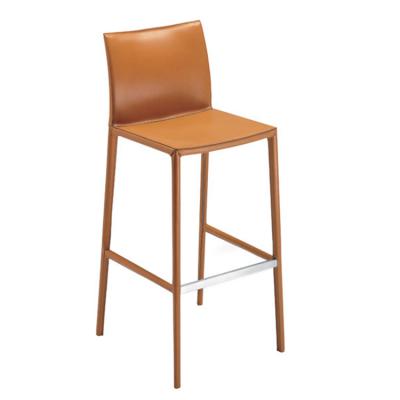 类似系列 硬皮软皮马鞍椅吧椅高脚酒吧椅Zanotta  High upholstered stool Roberto Barbieri 中式