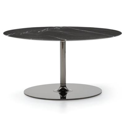 餐椅茶几系列: 2018年新款大理石不锈钢电镀Minotti OLIVER LOUNGE Table Rodolfo Dordoni