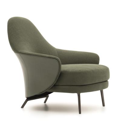 2019年国际大牌上市 Minotti ANGIE Fabric armchair  异形休闲椅安吉扶手椅 酒店会所办公家具椅子