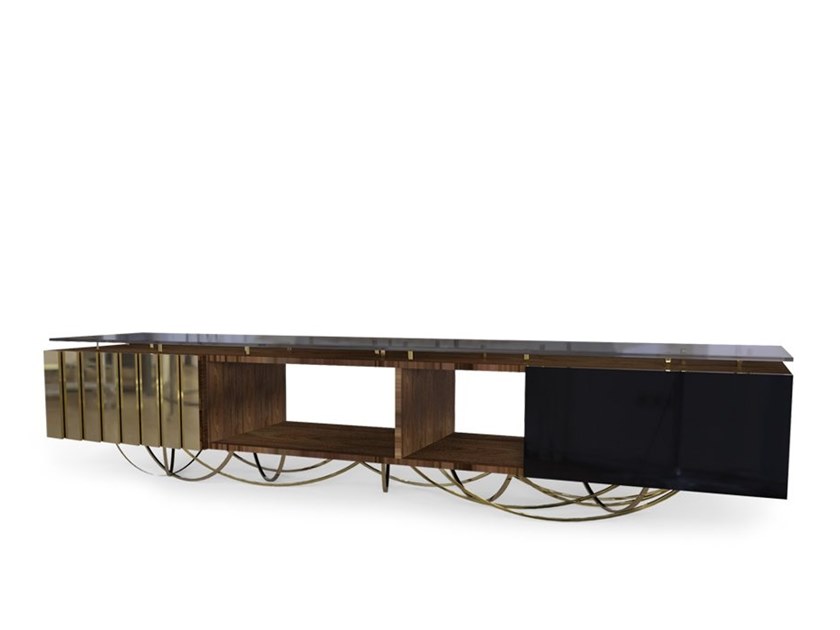 电视柜装饰柜子展示柜台 五金实木长柜Duquesa & Malvada CASSINI  Sideboard