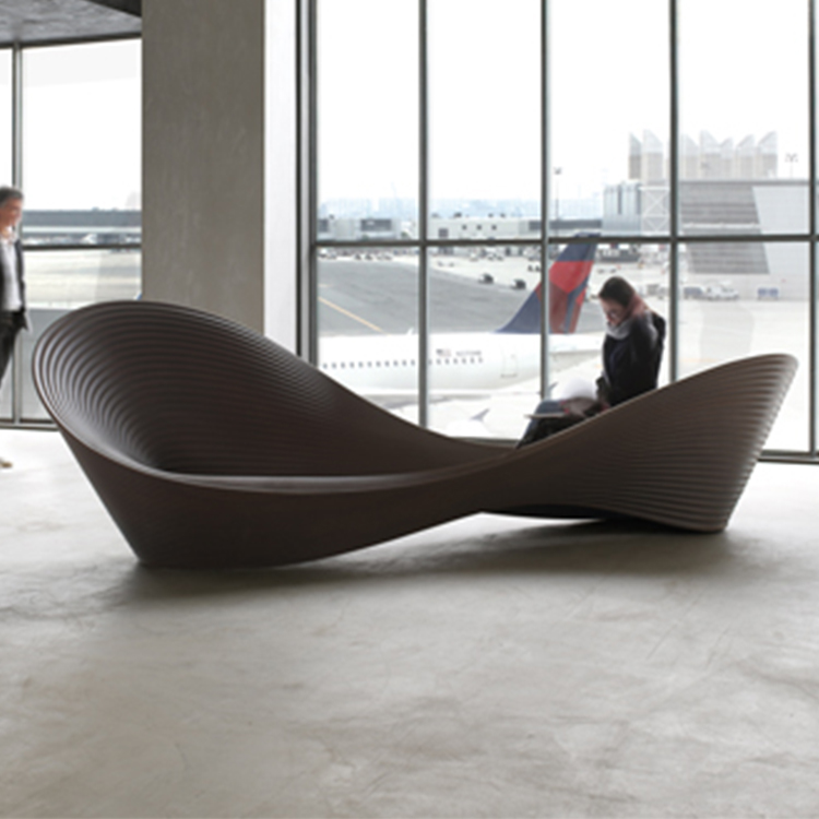 Ron Arad Folly bench Magis客运站 机场等候休闲沙发 户外玻璃钢