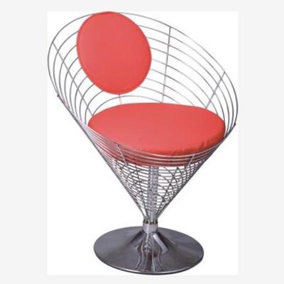 不锈钢网椅 户外休闲椎形铁线椅lueasygi Chair丹麦设计师潘顿 美容美甲别墅商务颜色