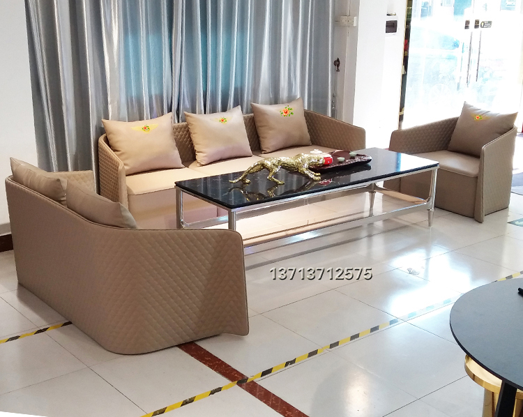 英国设计家具定制 单人位沙发椅 压线 超纤皮西皮PU家用 酒店会所
