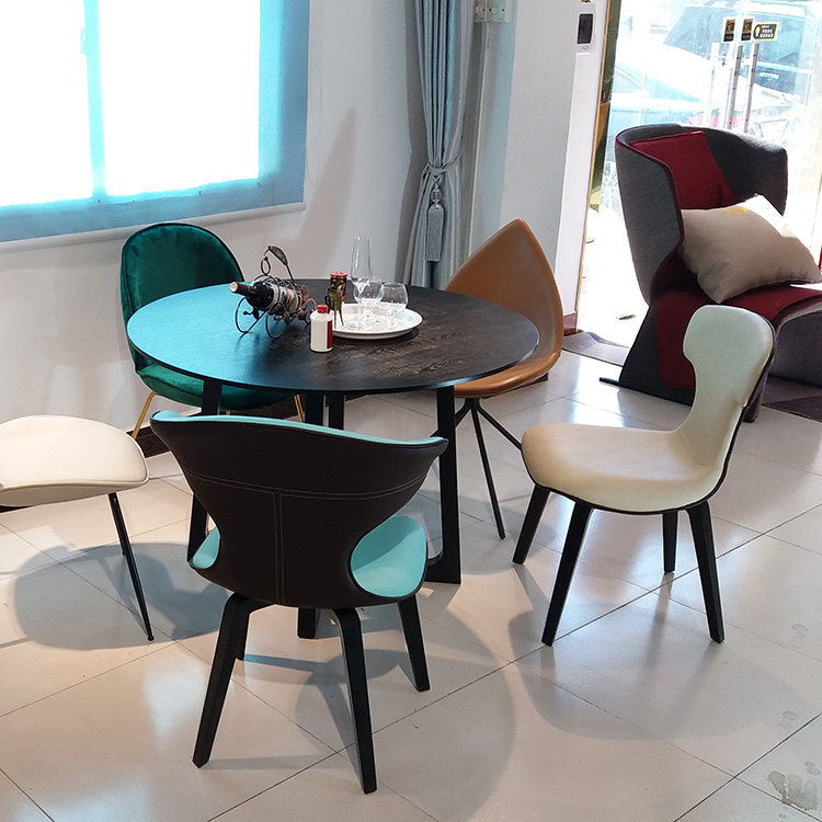 意式设计师波利弗姆家具 全实木飞机异形餐桌茶几洽谈桌 北欧简约