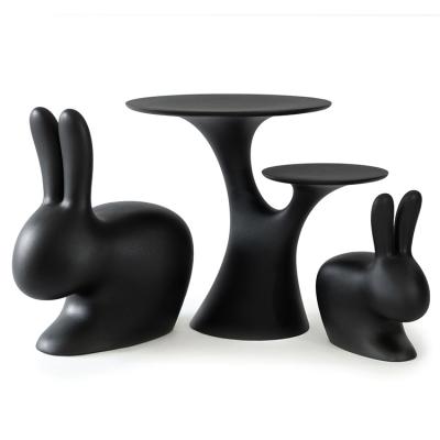 2019年新品 意大利 Qeebo Stefano Giovanni​ Rabbit tree table玻璃钢兔子树桌树枝桌