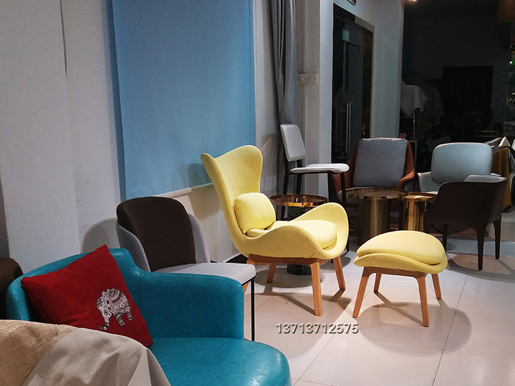 现货懒人沙发休闲躺椅 北欧美玻璃钢造型椅 酒店地产样品房商家用