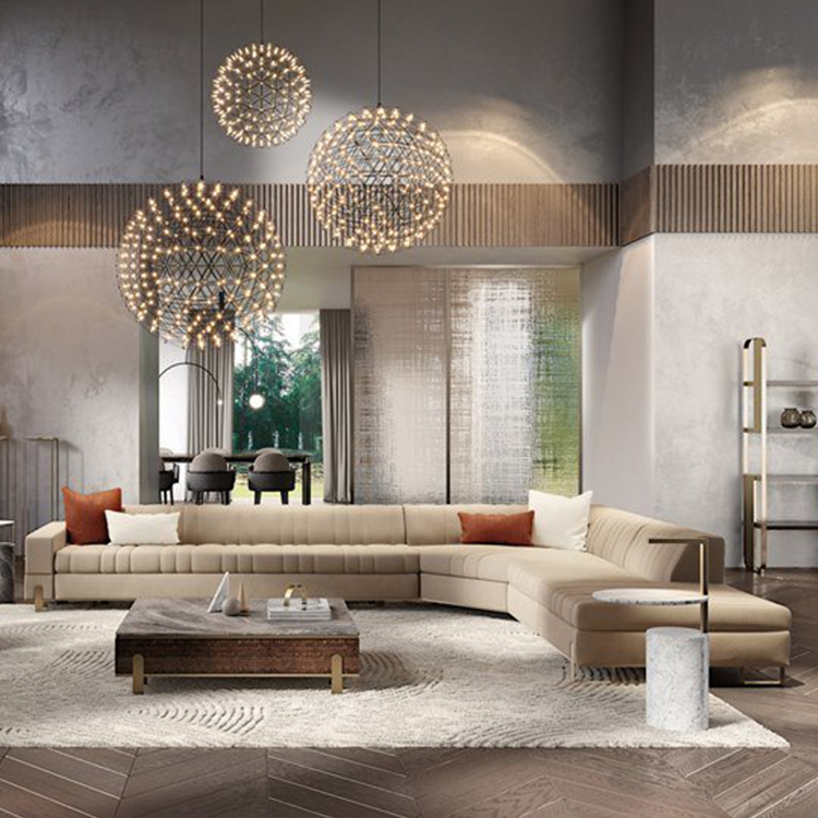 2022年新品 意大利Capital Collection 转角多人位大沙发 直角方形组合沙发