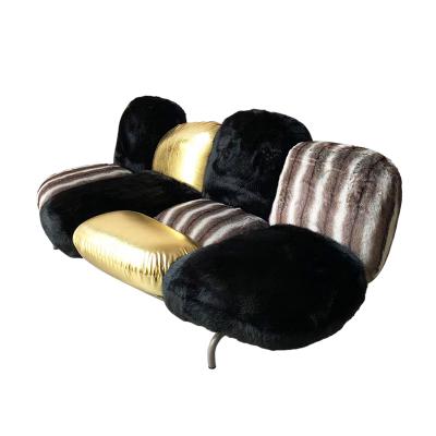 实物照片 意大利艾德拉西普里亚沙发床铺 sofa 绵羊软体Cipria系列家具