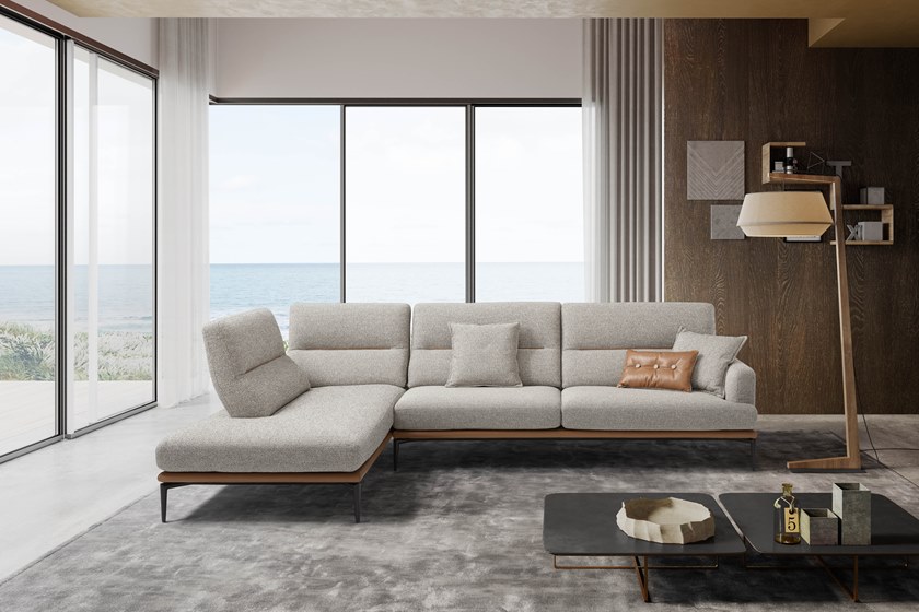 2022年新款意大利义大利sofa峰驼沙发 靠背可调节意式极简
