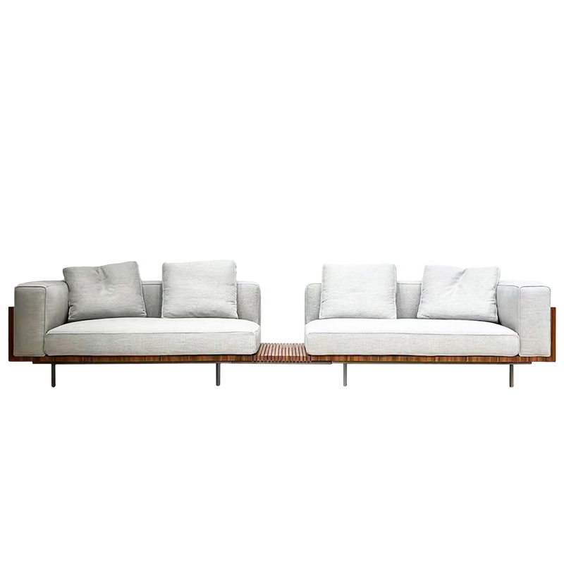 2022年实物意大利米诺蒂库格设计巴西利亚sofa沙发 实木软包意式