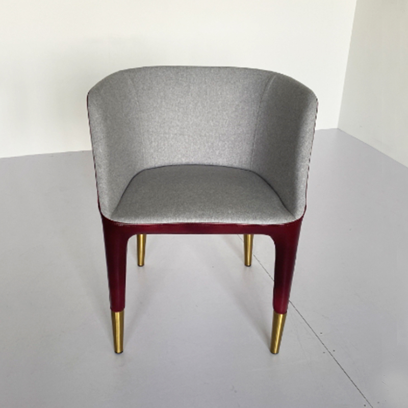 意大利吉奥热蒂戴安娜扶手椅餐椅 Carlo Colombo高贵轻奢后现代洽谈椅不变形 耐用坚固可回收再生产以旧换新超纤皮西皮皮革布艺椅子​