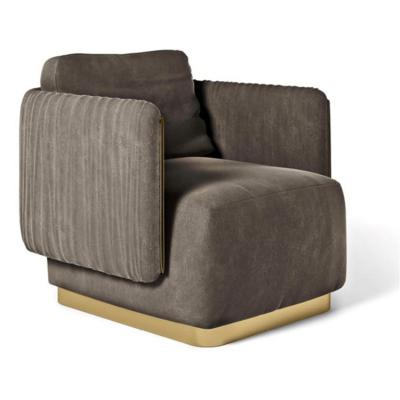 四款意大利 Formitalia 单人位沙发扶手椅 不锈钢极简活动躺椅内外贸家具
