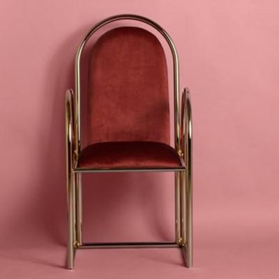 3款镀金银色Masquespacio玻璃钢餐椅子FRONT弹簧休闲椅Tom Dixon洛杉矶不锈钢