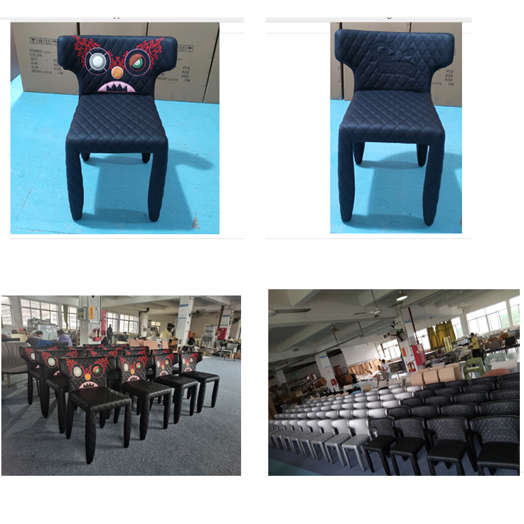 荷兰摩伊moooi设计师Marcel Wanders 怪物吧凳椅餐椅复古压线菱形异形Bar chair