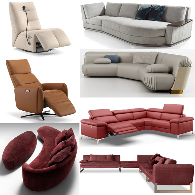 10款意大利 Longhi设计高档家具大全 Bontempi惬意生活 多功能活动沙发