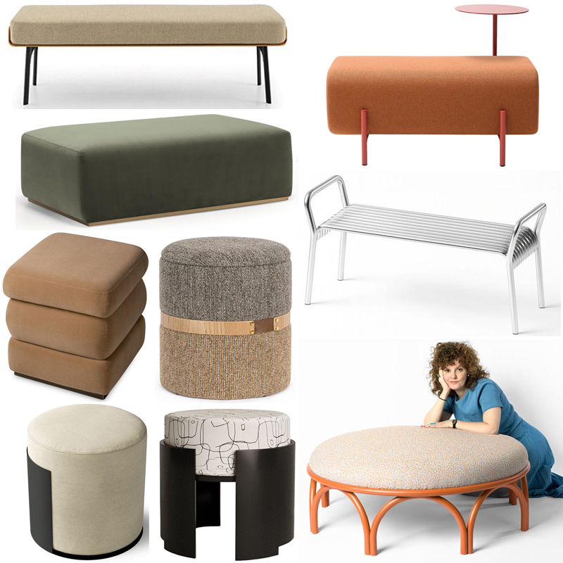 10款意大利Matteo Zorzenoni极简作品 让心情愉悦 分享欢聚时光床尾换鞋凳