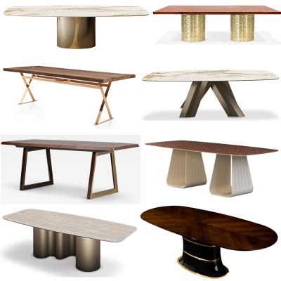 10款Antonio Citterio奢华大气大班长桌办公家用餐桌意式轻奢复古大师设计